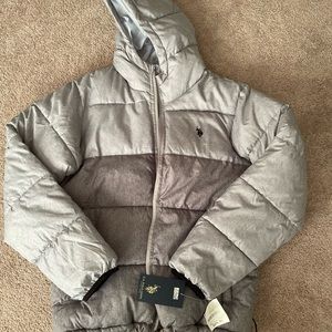 Two tone gray US Polo jacket size Large